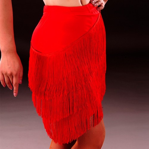 Latin Dance Skirt Latin Salsa skirt Professional Latin Skirts Womens 4colors Flamenco skirt Women Dress